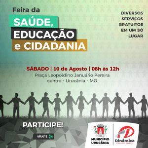 Urucânia recebe Feira da Saúde, Educação e Cidadania neste sábado (10)