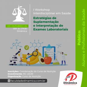 I Workshop Interdisciplinar em Saúde abre inscrições