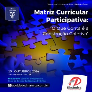 Contábeis celebra o Dia do Professor com debate sobre nova matriz curricular