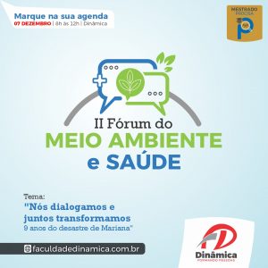 II Fórum do Meio Ambiente e Saúde vai debater impactos do desastre da barragem de Mariana