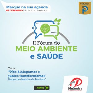 II Fórum do Meio Ambiente e Saúde abre inscrições e debate impactos do desastre da Samarco