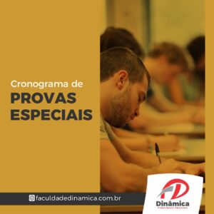 Confira o cronograma de Provas Especiais 2024.2