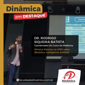 Professor Dr. Rodrigo Siqueira Batista representa Dinâmica no I Simpósio Internacional Transdisciplinar da UFRJ