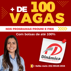 INGRESSE JÁ: + DE 100 VAGAS PELO PROUNI E FIES